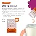 Stage 2 Mix-ins – Safe & Easy Early Allergen Introduction for Babies 4+ Months, Mix with a Bottle or Baby Food, With 3 Top Allergens: Organic Peanuts, Milk & Eggs By Ready Set Food! (30 Days)