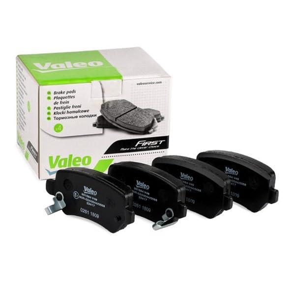 Kit Pastiglie Freni Valeo 301584 - Per Freno Di Stazionamento A Disco, Alta Qualità, Pre-Rodate, Senza Rame