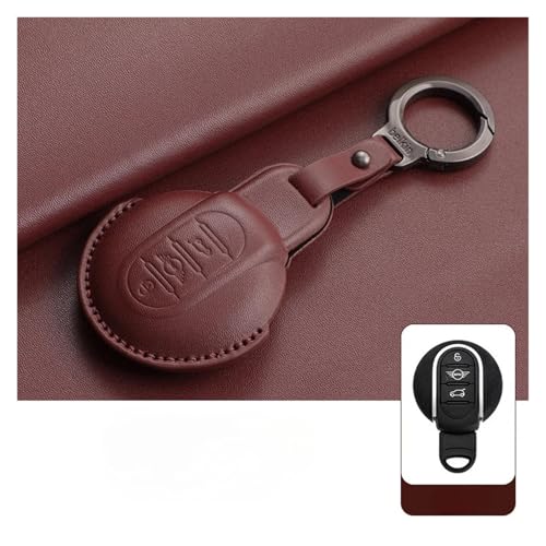 U[ԗpL[P[XJo[ BMW MINI COOPER S ONE JCW F54 F55 F56 F57 F60 CLUBMAN COUNTRYMAN [gtHuz_[ VFL[`F[Ή(Red with ring)