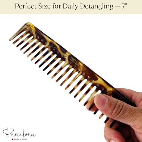Peine para cabello grueso y rizado de 7 pulgadas miniatura 3