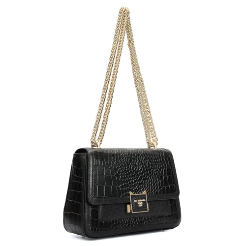 Image of Da Milano Leather Shoulder Bag for Women (00725OL)