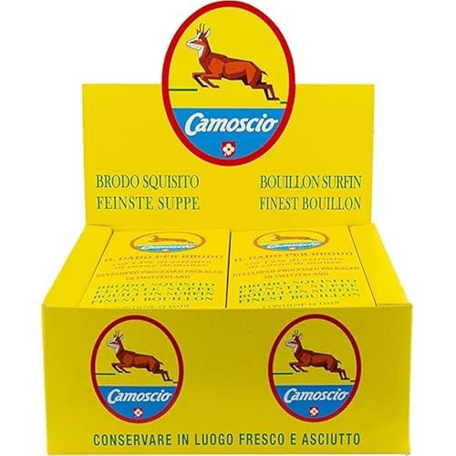 Grace nnvg DADI PER BRODO DI CARNE DI MANZO SVIZZERI ''CAMOSCIO'' ESPOSITORE DA 8 SCATOLE DA 120 G