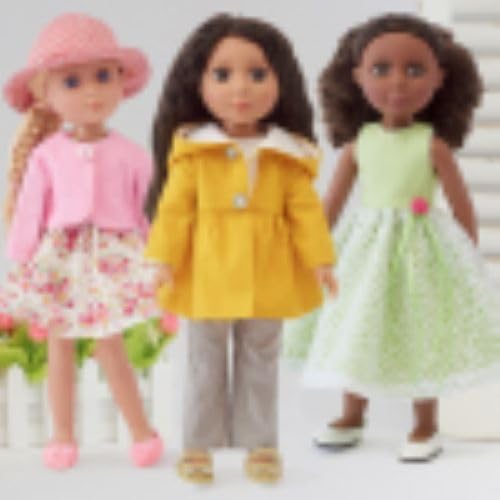 Simplicity Sewing Pattern S9378 14" Doll Clothes, White - Image 2