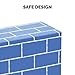 Bankers Box at Play Heavy Duty Jumbo Cardboard Building Blocks, 40 Pack, Large and Medium Toy Blocks for Kids and