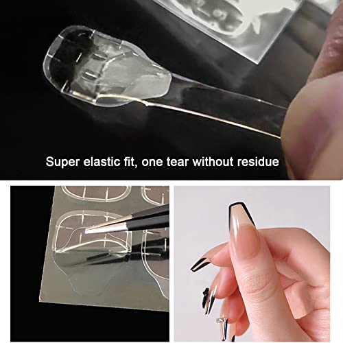 360 pezzi Adesivo per colla per Unghie a Doppio