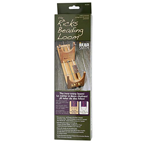 image for The Beadsmith Rick's Beading Loom, Two-Warp Loom, 13.5 x 3.75 x 4.5 in