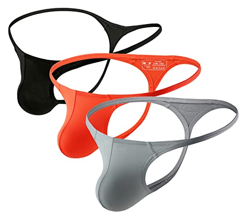 eywlwaar Men's Thongs Underwear Low Rise T Back G-String Underpants