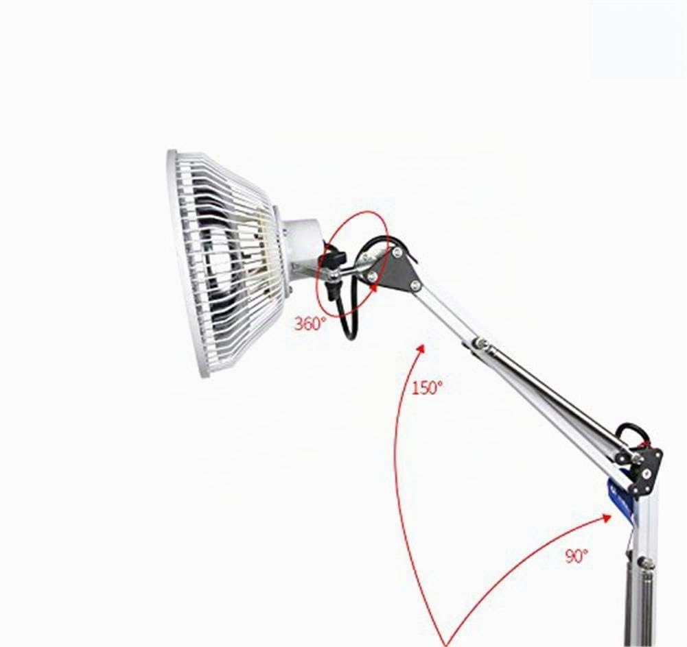 300W TDP Terapia con lámpara de Calor Mineral de infrarrojo lejano Luz de acupuntura Modelo de Piso de Cabeza Desmontable