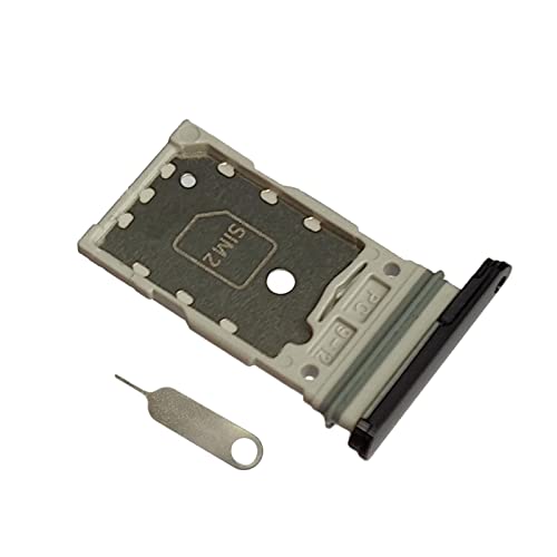 Galaxy s23 Dual SIM Card Tray Replacement Card Holder for Samsung Galaxy s23 5G S911 SM-S911B/DS,SM-s911 6.1 Inches -Black Color