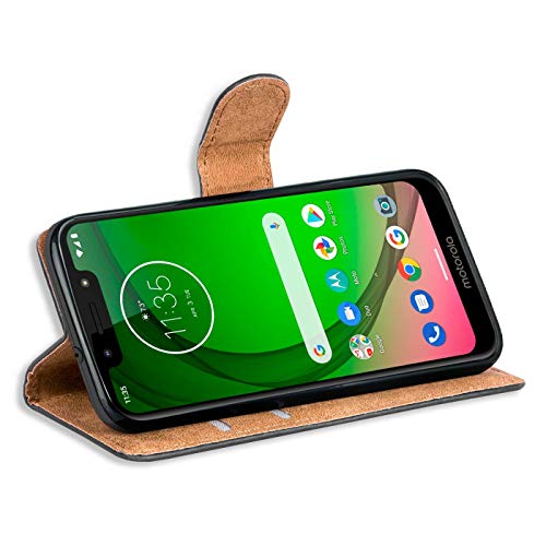 Verco Wallet Case for Motorola Moto G7 Play Book Cover with Magnetic Closure compatible with Motorola Moto G7 Play Flip Case with Card Slots Faux Leather - Image 3