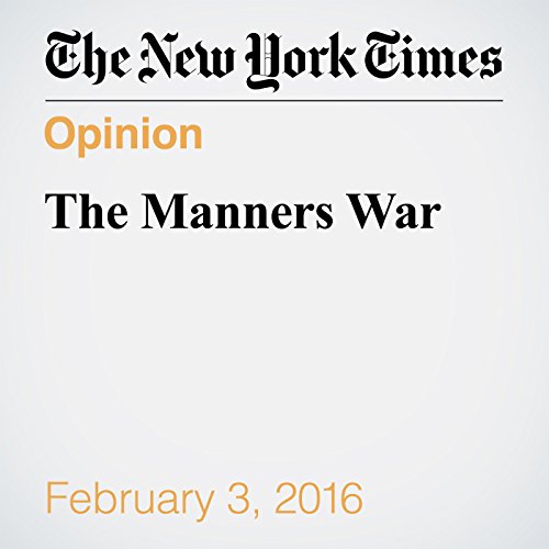 The Manners War cover art