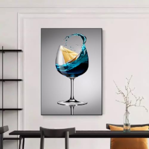Peinture sur toile moderne 30x42 | Cadre intérieur bois durable