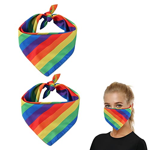 10 Pcs 2pcs Bandana Orgulho Gay | Suprimentos para festival de música de desfile de festa com tema d