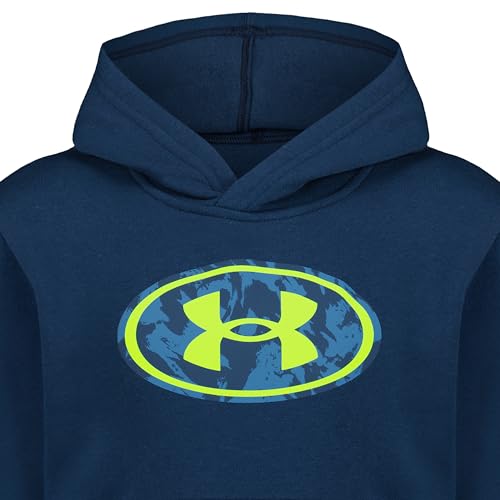 Image of Under Armour Boys' Fleece Pullover Hoodie Sweatshirt, Soft & Comfortable, Relaxed Fit