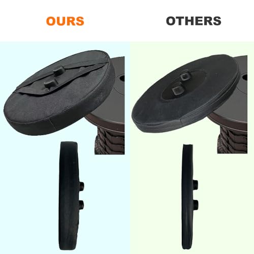 Image of Outward Gear Collapsible Stool Cushion (Exclude Stool) for Retractable Folding Stools, Original & Authentic Telescopic Stool Seat Cushion with Thickened Premium Soft Foam (Round 2-Pack)