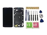 Compatible : ajusta exactamente para LG K7 / X210 / X210DS No MS330 Negro ( Foto agujero a la derecha )