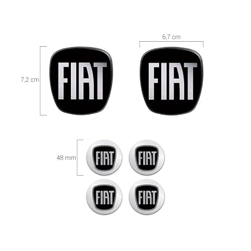 Kit Completo Emblemas Fiat Uno Novo Black Piano 2011/2021