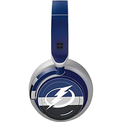 Skinit Decal Audio Skin Compatible with Surface Headphones - Officially Licensed NHL Tampa Bay Lightning Alternate Jersey Design