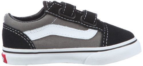 Image of Vans Toddler Old Skool V , Black /Pewter-9.5 Toddler