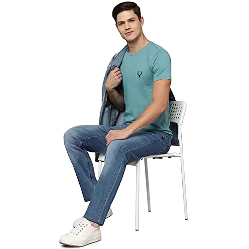 Image of Allen Solly Men's 100% Cotton Regular Fit T-Shirt