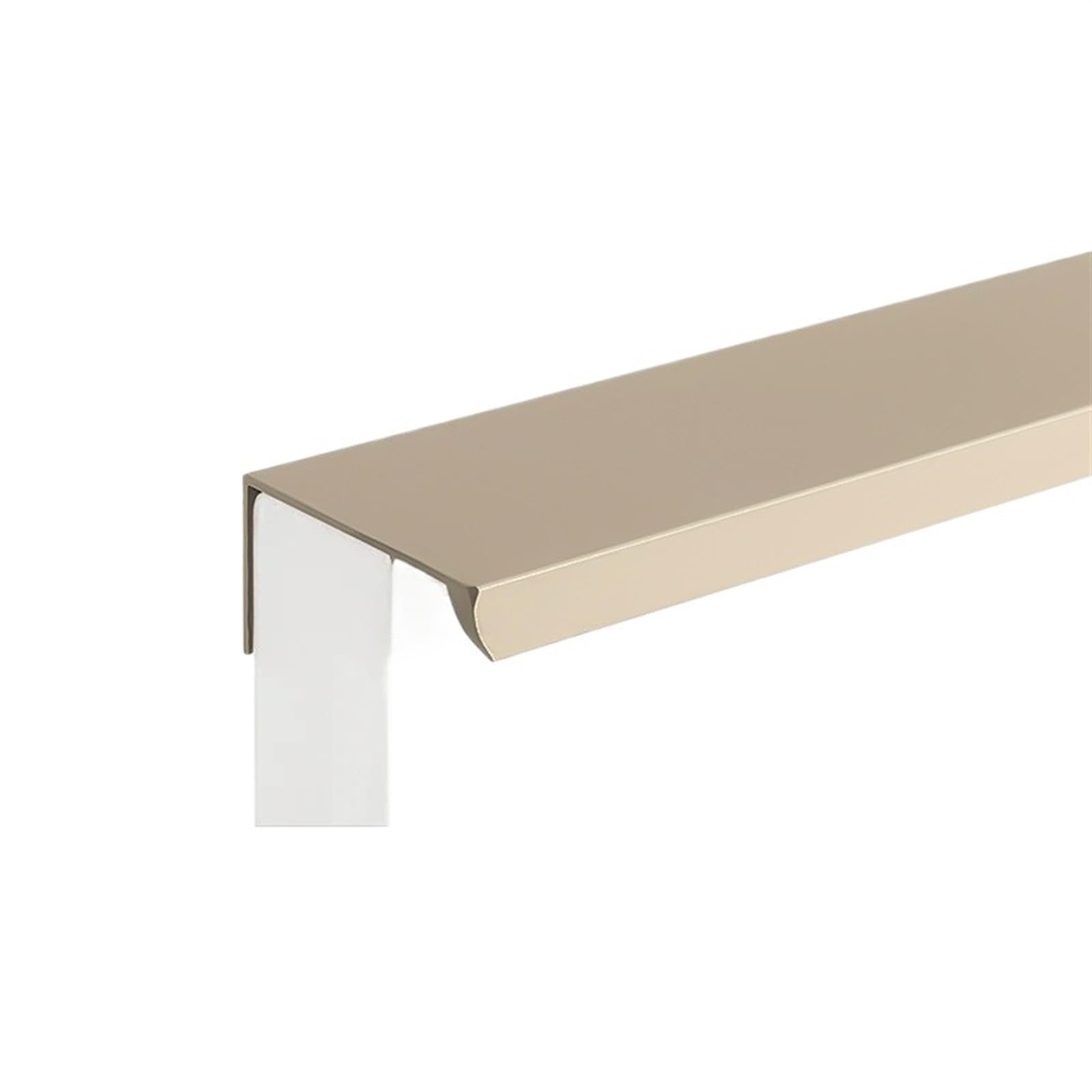 Evwgnpqrv Cashmere Grey Square Concealed Drawer Handles, Concealed Kitchen Cupboard Handles Aluminum Alloy Arc Multicolor 64-1200Mm(,600Mm)