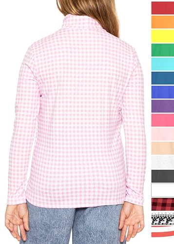 Image of STRETCH IS COMFORT Girl's Oh So Soft Long Sleeve Turtleneck | Youth Size 2-16