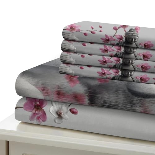 Housse de couette Bouddha imprimé 3D de qualité supérieure pour lit grand format Super King