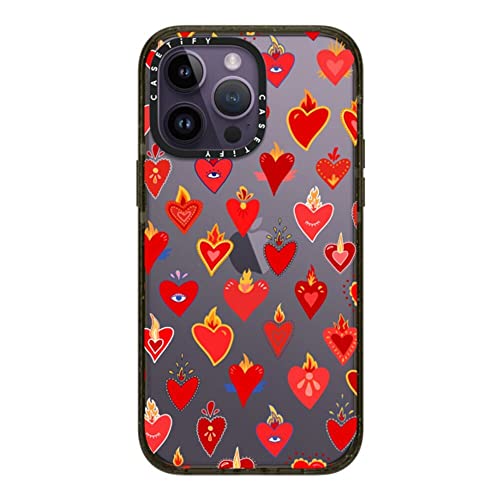 Coque iPhone 14 Pro Max antichoc motif cœur flamboyant Casetify Impact
