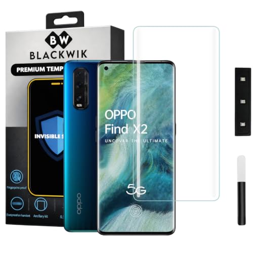 Image of Blackwik UV Curved Tempered Glass for Oppo Find X2 | 1-Pack