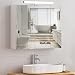 DICTAC Aradietto Specchio Bagno Con Luce E Presa Elettrica, Specchio - 2