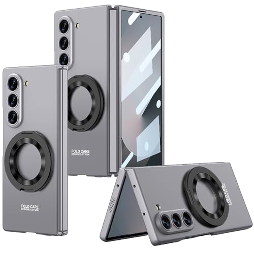 Coque Galaxy Z Fold 7 rigide charnière aimantée béquille et verre écran