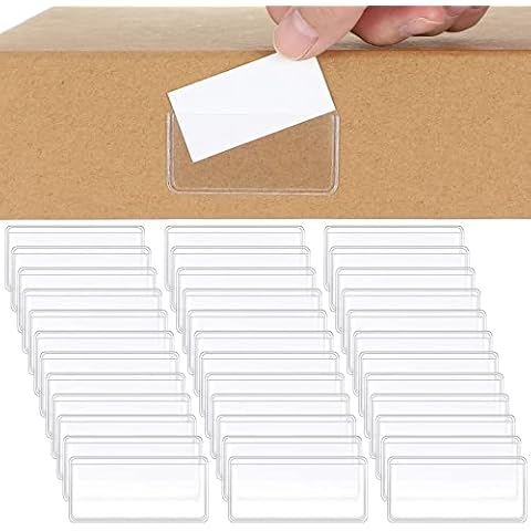 Jeyiour 100 Pcs Label Holders Cover