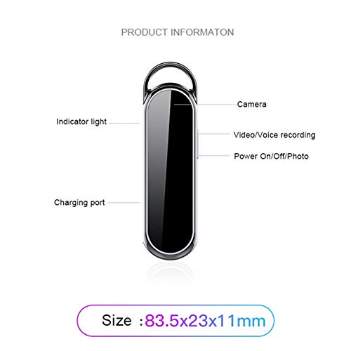 Mini Chiave della Telecamera di Sorveglianza HD