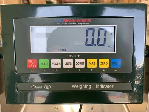 Báscula de piso BenchTek 18x18 pulgadas 400 lb NTEP miniatura 2