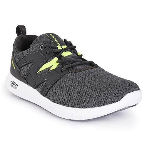 Image of Campus Men's Zink-2 Grey Running Shoes-6 UK /India (40 EU) (CG-206)