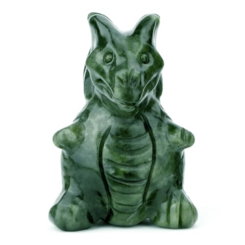 Estatua de Dragón de Jade de 3 pulgadas