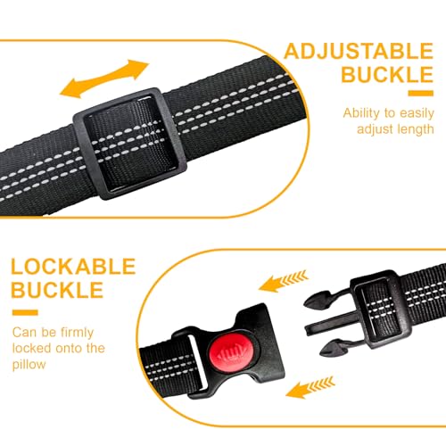 2-Pack Headrest-Mounted Dog Seatbelt