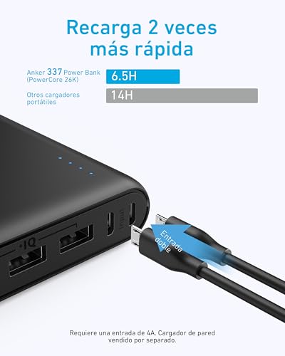 Anker 337 Power Bank 26800mAh, Carga Rápida, 3 - Imagen 4