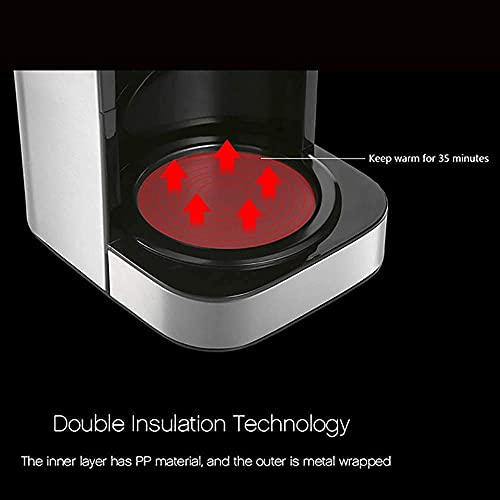 Cafetera de Goteo Automática con Panel Táctil y Temporizador miniatura 2