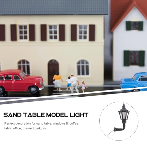 Image of DOITOOL Dollhouse Wall Lamp: 6PCS Dolls House Miniature Lighting Mini Outdoor Lantern Lamp Model Mini Wall Sconce - Miniature Dollhouse Lighting Accessories