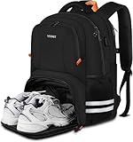 Ytonet Mochila para Hombre Deportiva con Bolsillo para Laptop, Impermeable y Puerto USB, Organizadora con Múltiples...