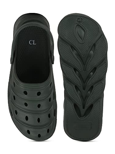 Image of Carlton London Men's Solid Comfortable Clogs with Backstrap