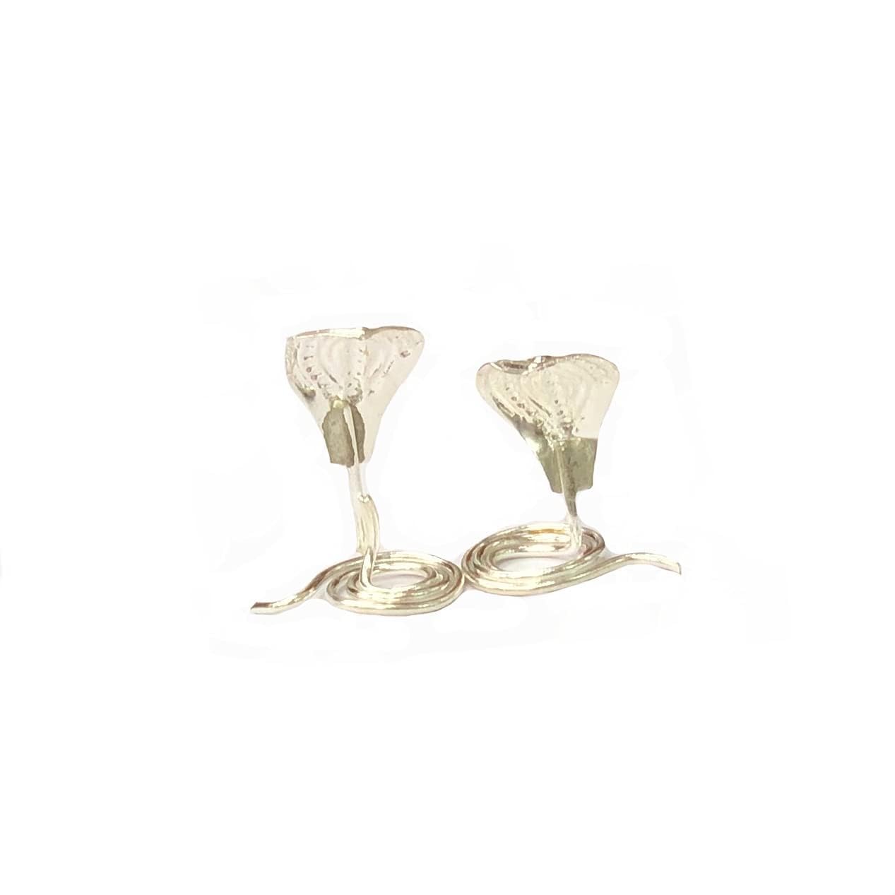 happiness hub Metal Nag Naagin Joda Pair for Kal Sarp Dosha Silver Plated-image-18