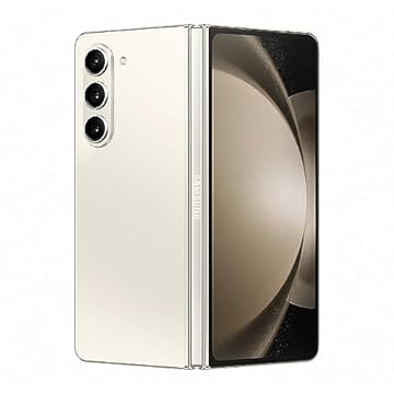 Samsung Galaxy Z Fold5 512GB Tela dobrável de 7.6" Dual Chip 12GB RAM Câm. Tripla até 50MP + Selfie 10MP – Creme