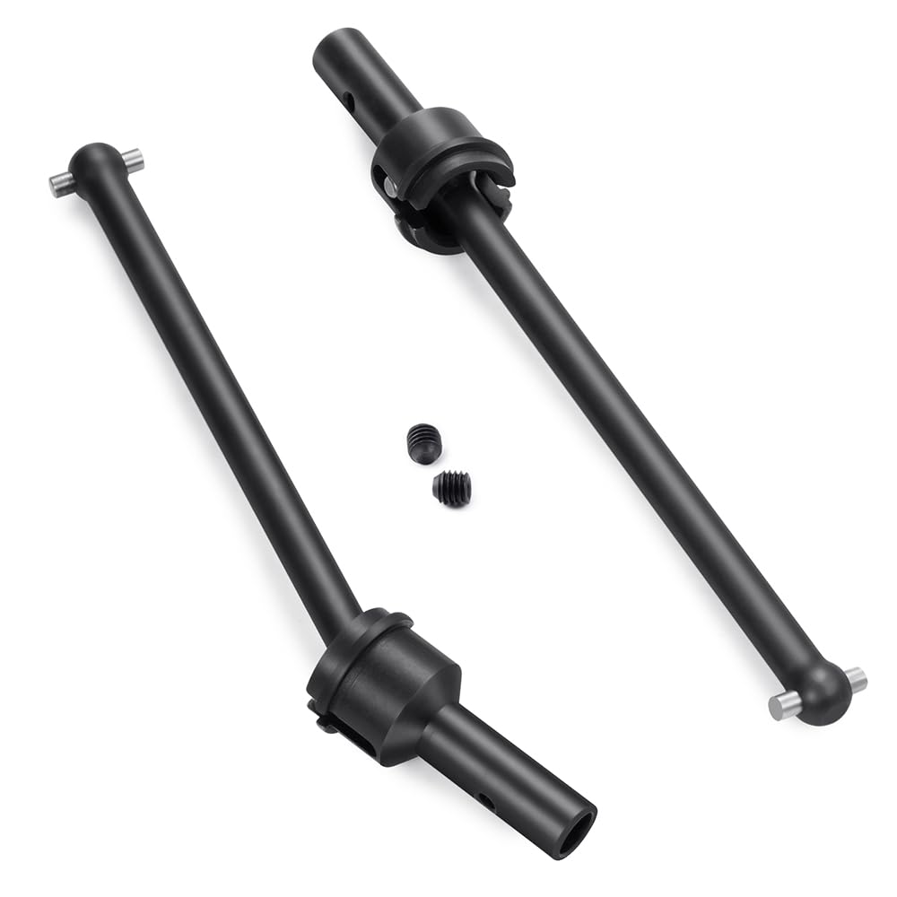 MORLORDY 4Pcs Front & Rear CVD Driveshaft Steel RC CVD Shafts for 1/7 Felony Infraction V2 6s BLX All-Road Truck Upgrade Part,Rear