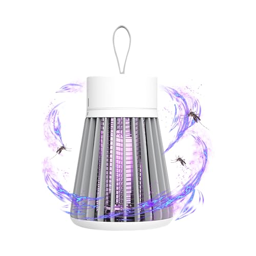 Mosquito Killer Lamp, Portable Electric Fly Killer Lamp, 2-in-1 Rechargeable Insect Zapper with UV Light and LED Lamp, 360° Fly Zapper Trap for Indoor Outdoor Use, Home, Bedroom, Patio, Camping Mosquito Killer Lamp, Portable Electric Fly Killer Lamp, 2-in-1 Rechargeable Insect Zapper with UV Light and LED Lamp, 360° Fly Zapper Trap for Indoor Outdoor Use, Home, Bedroom, Patio, Camping