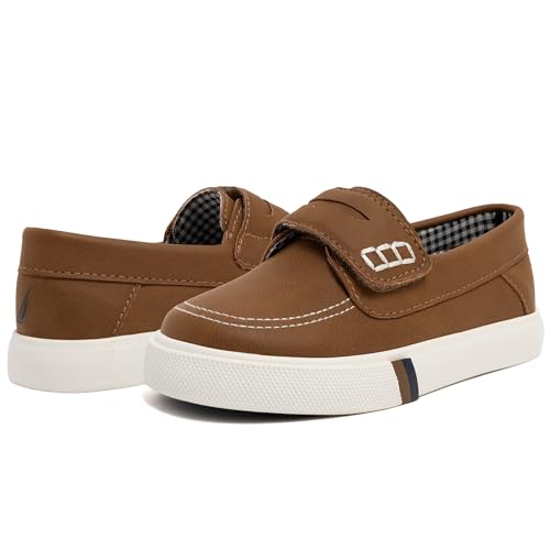 Image of Nautica Kid's Casual Boat Shoe Loafers - School Shoes for Boys (Toddler /Little Kid /Big Kid)