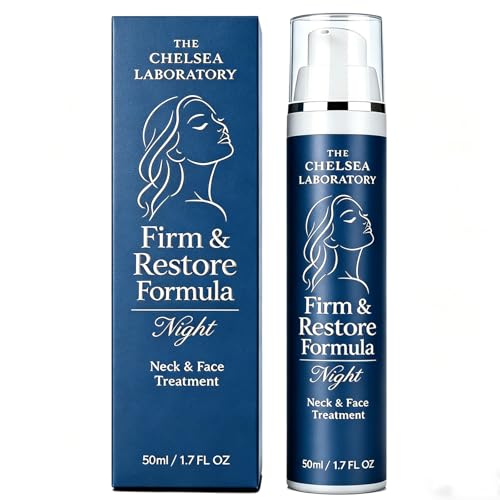Oxmani Chelsea Laboratory Firm and Restore Formula Night Cream - Deep Hydrating Anti-Wrinkle Moisturizer for Neck & Face Overnight Firming & Nourishing 50ml(1Pc)