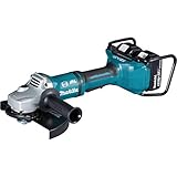MAKITA DGA900PT2 DGA900PT2-Amoladora 230mm a bateria 18vx2 bl 5.0ah, 36 W, 36 V, Negro, 180 mm