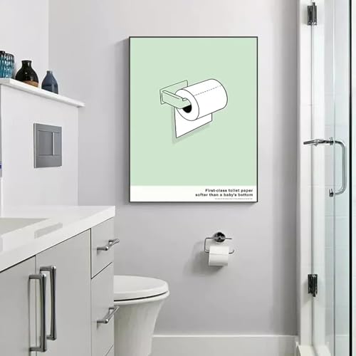 Affiche homme qui se fait chier solution déco originale pour WC